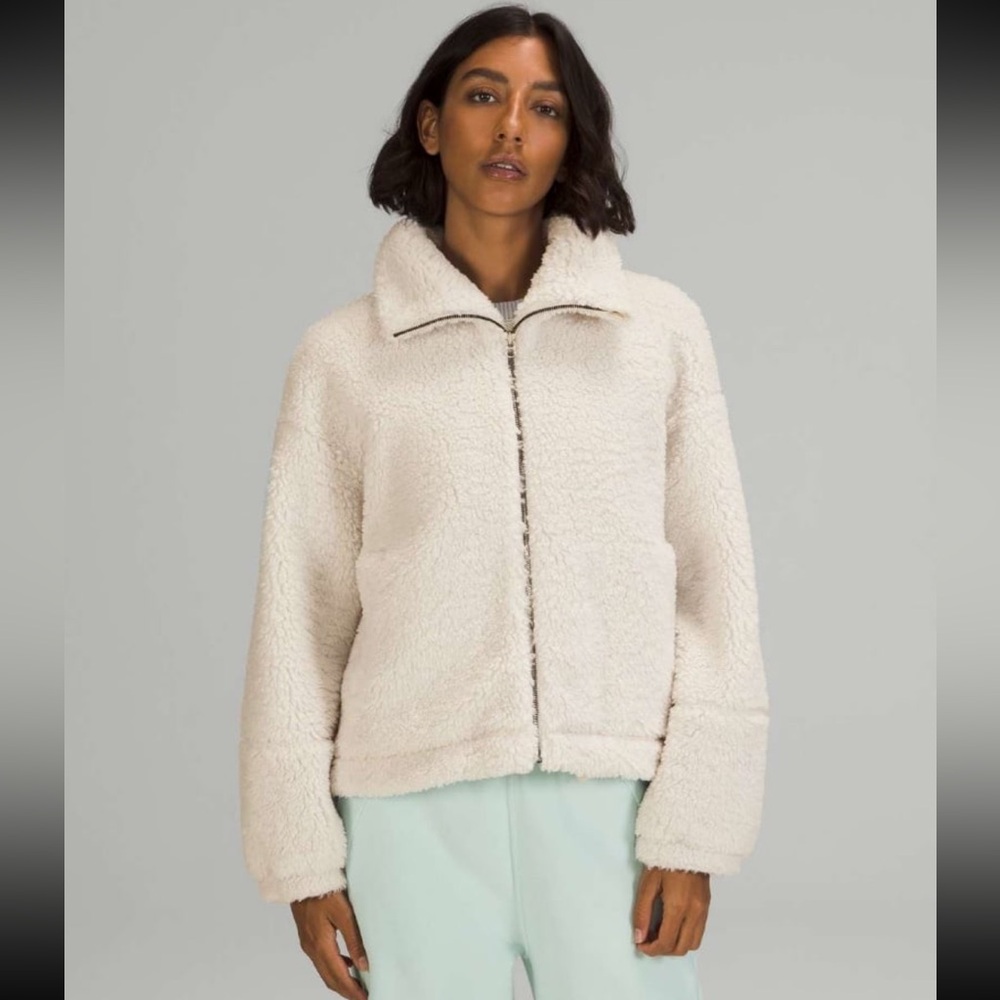 Lululemon Cinchable Fleece Zip Up